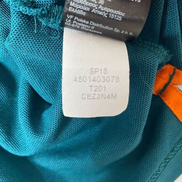 The North Face Men’s XL Green Polo Shirt 1/4 Zip Short Sleeve FLASHDRY Polyester - Picture 8 of 12